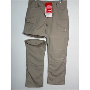 North Face Paramount Convertible Zip-Off Cargo Hiking Pants DWR UPF Nylon 12 NWT